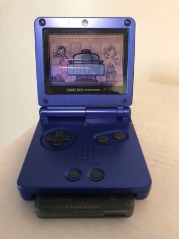 Student-created Game Boy Advance game running on original hardware